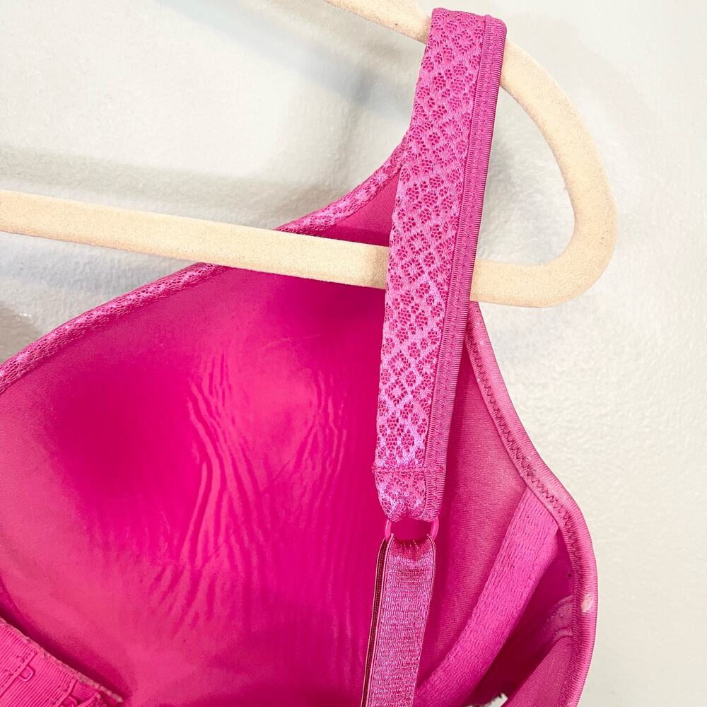 Playtex Women's Pink Stretch Intimates Padded Full Coverage Bra Size 42C - Picture 4 of 9